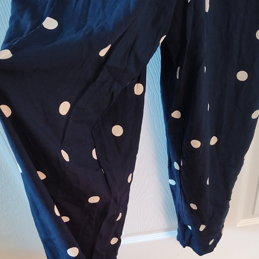 Old Navy Dark Blue Jumpsuit with White Dots - Picture 4 of 6